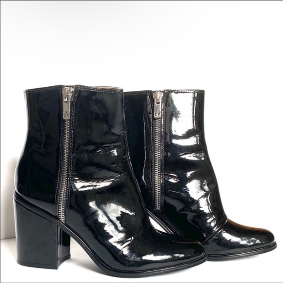 🖤Calvin Klein Patent Leather Bootie’s - Picture 5 of 14